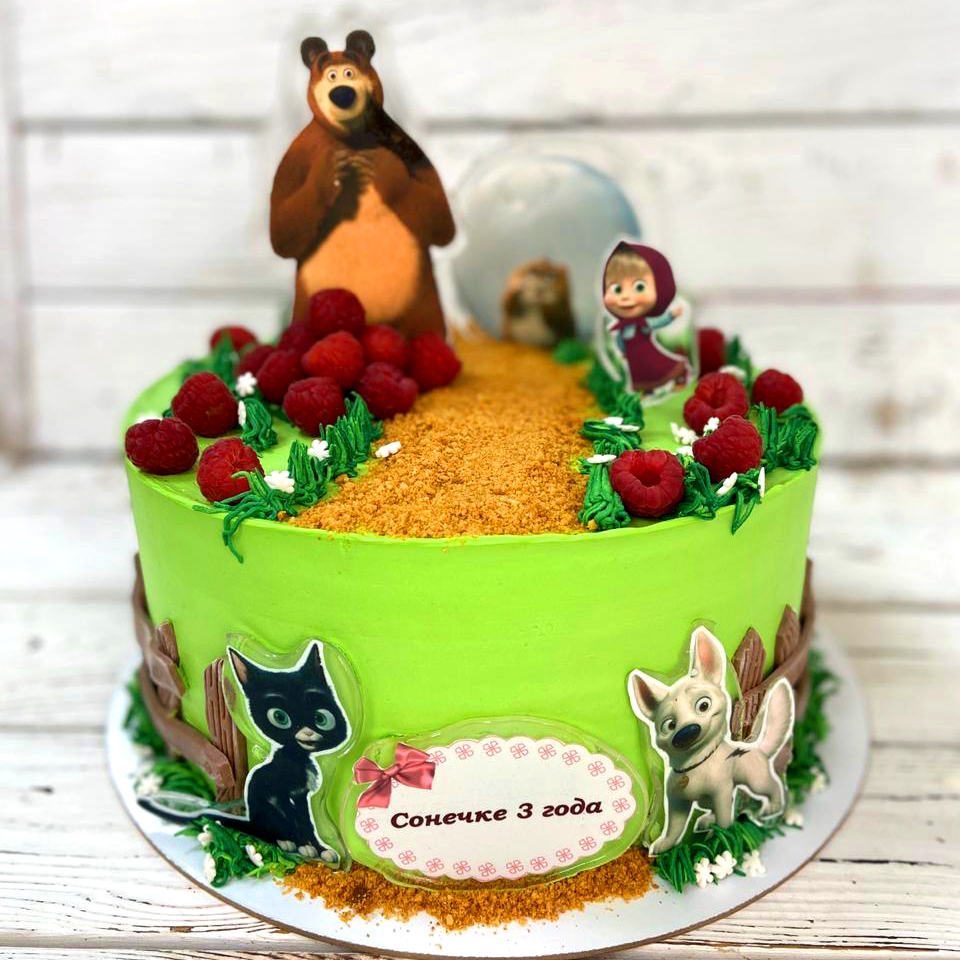 Торт Маша И Медведь Фото